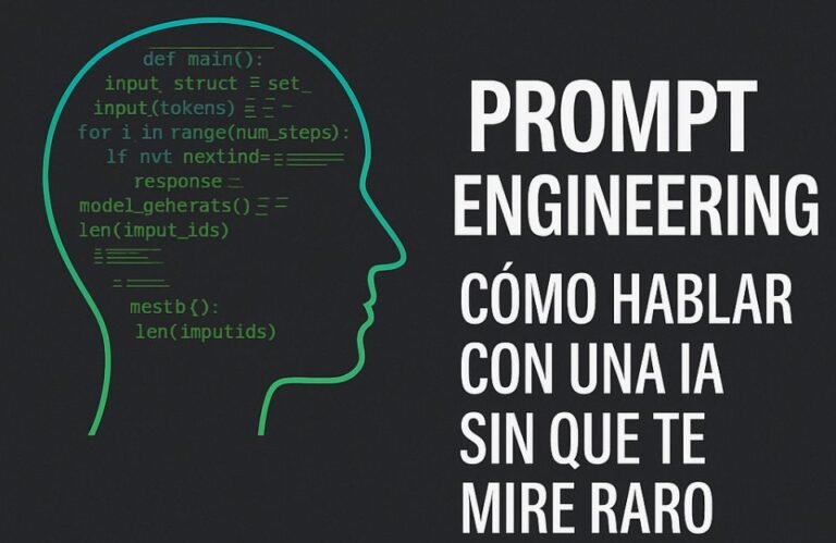 🧠 Prompt Engineering: Cómo hablar con una IA sin que te mire raro
