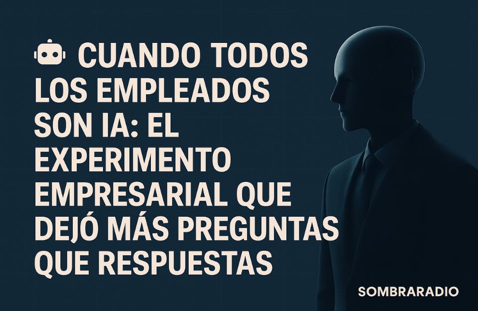🤖 Cuando todos los empleados son IA: el experimento empresarial que dejó más preguntas que respuestas