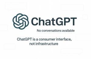 ChatGPT pierde conversaciones y nos recuerda que no es infraestructura, es plataforma
