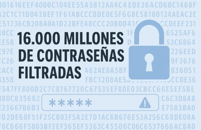 🔓 16.000 millones de contraseñas filtradas: la mayor brecha de seguridad de la historia reciente