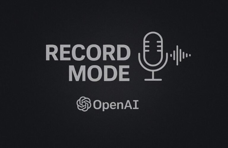 🎙️ Record Mode: OpenAI convierte a ChatGPT en un asistente de reuniones que escucha, transcribe… y no olvida