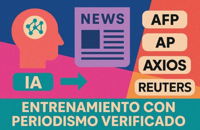 📡 Las IAs ya no solo aprenden de internet: ahora se entrenan con periodismo verificado