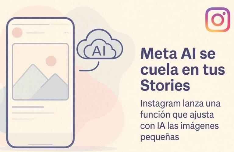 Meta AI se cuela en tus Stories: Instagram lanza una función que ajusta imágenes pequeñas con IA