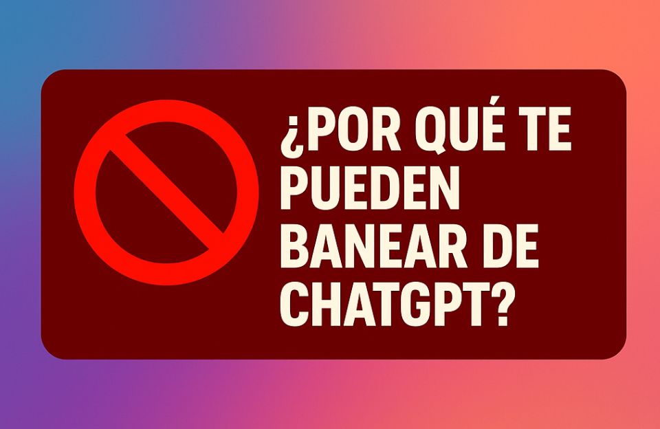 🚫 ¿Por qué te pueden banear de ChatGPT? Una guía para evitar sorpresas