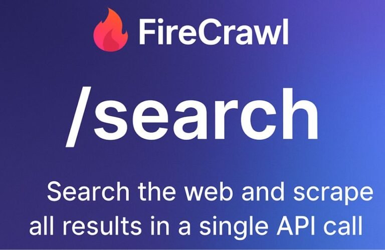FireCrawl lanza /search: la web al alcance de una sola llamada API