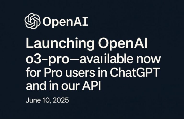 OpenAI lanza o3-pro: su modelo más confiable hasta la fecha