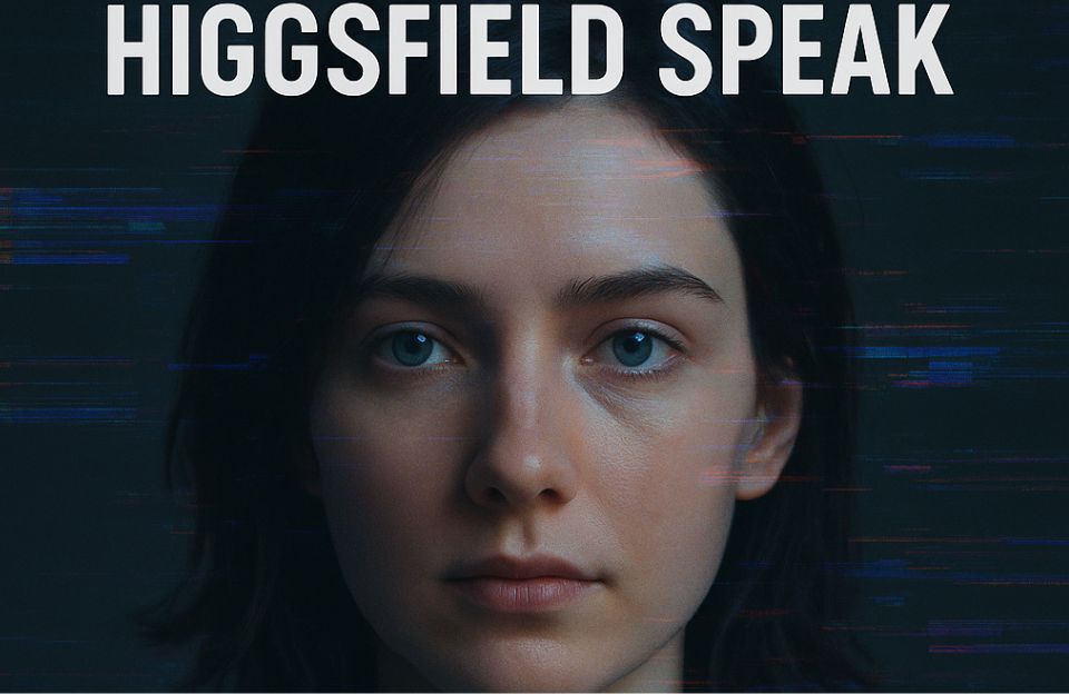 🗞️ Higgsfield lanza “Speak”: avatares que hablan, directo desde texto