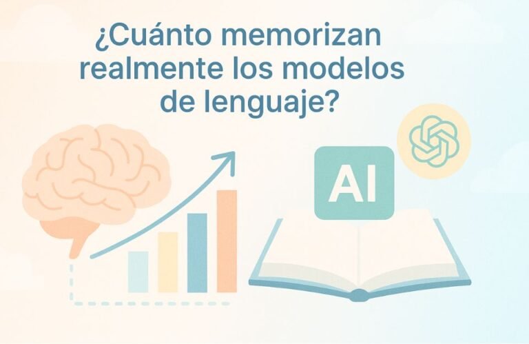 ¿Cuánto memorizan realmente los modelos de lenguaje?