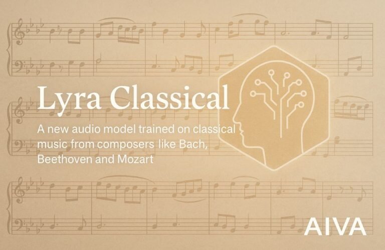 Lyra Classical: AIVA entrena una IA con los genios de la música clásica