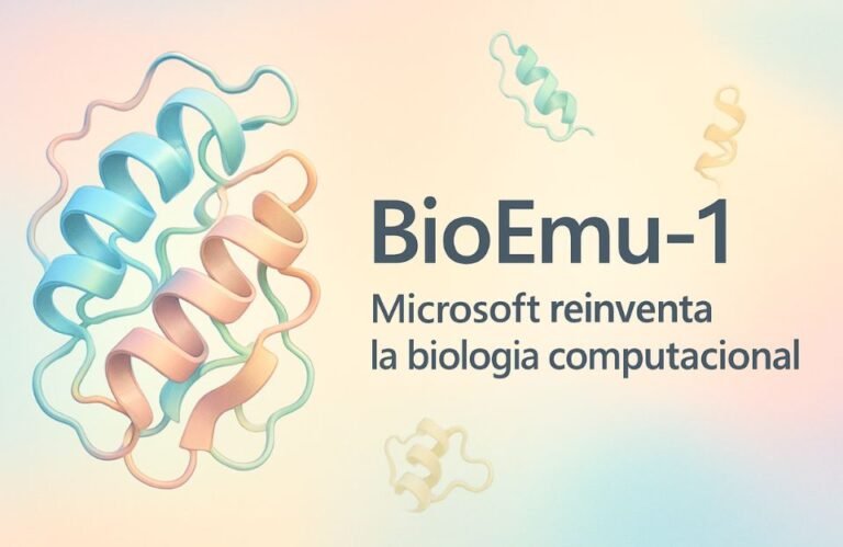 🧬 Microsoft lanza BioEmu-1: ¿el comienzo de una nueva era en biología computacional?