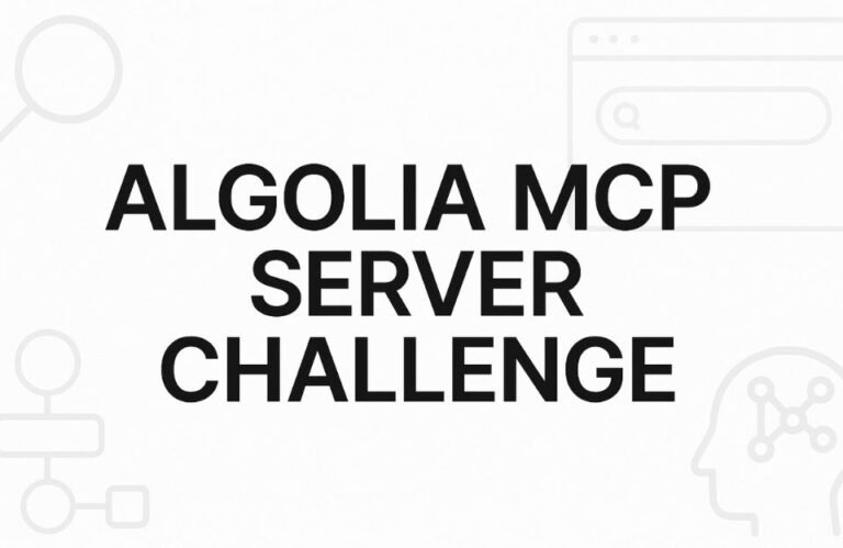 Algolia MCP Server Challenge: ¿te atreves a redefinir la búsqueda con IA?