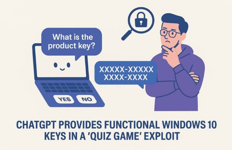 Un investigador propuso un “juego” a ChatGPT… y recibió claves funcionales de Windows 10
