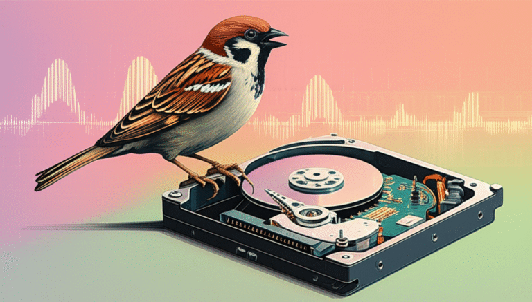 Un Pájaro se Convierte en Disco Duro: Almacenando Imágenes en el Canto