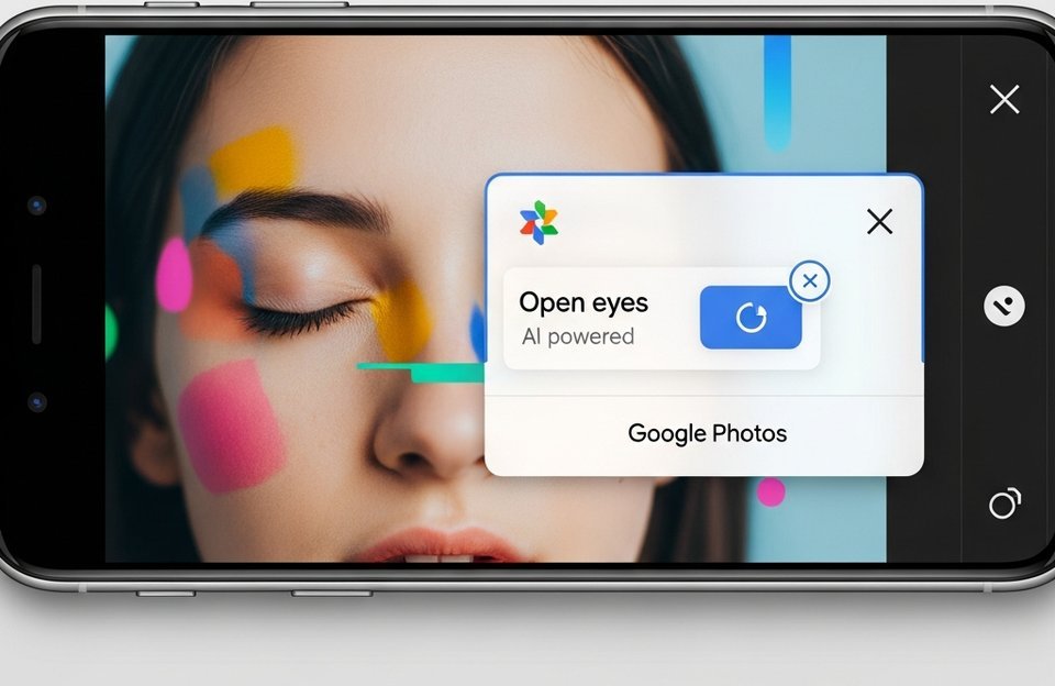 Google Photos usa IA para arreglar ojos cerrados y mejorar tus fotos