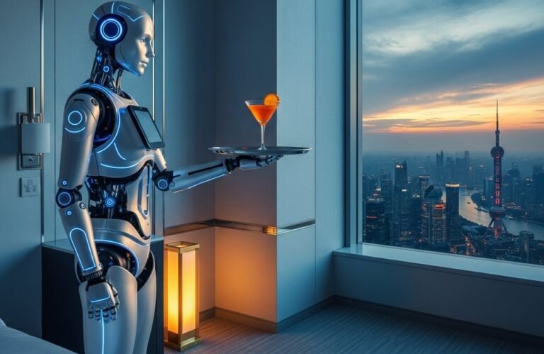 Hoteles Robot: La Automatización Llega a la Hospitalidad en Shanghai
