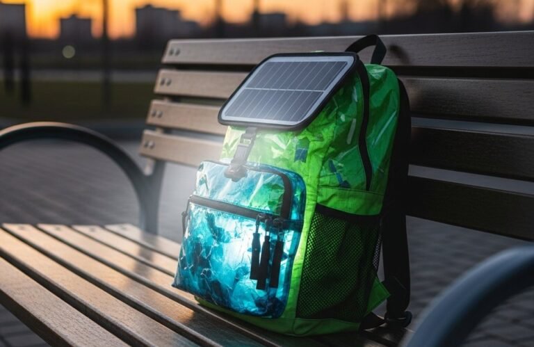 Mochila Solar Reciclada: Energía y Refugio para Personas sin Hogar