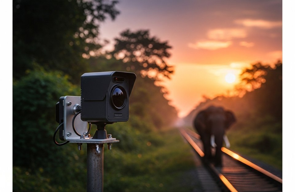 India implementa inteligencia artificial para evitar colisiones de trenes con elefantes