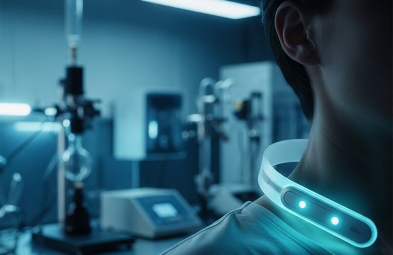 Una banda de cuello con IA permite mantener conversaciones silenciosas sin decir una palabra