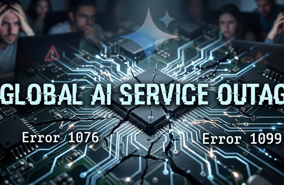Interrupción Global de Google Gemini: Errores '1076' y '1099' Dejan Sin Servicio a Usuarios