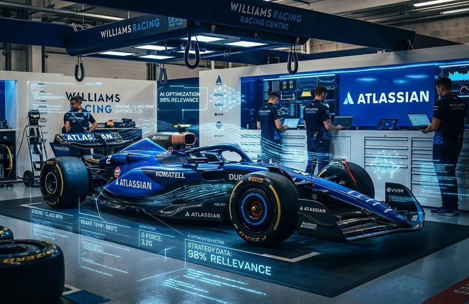 Cómo las herramientas de IA de Atlassian están ayudando al equipo Williams F1 a obtener una ventaja