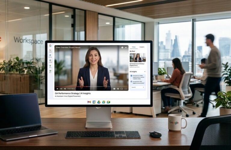 Guía de avatares de IA en Google Vids: Cómo crear videos corporativos con presentadores virtuales