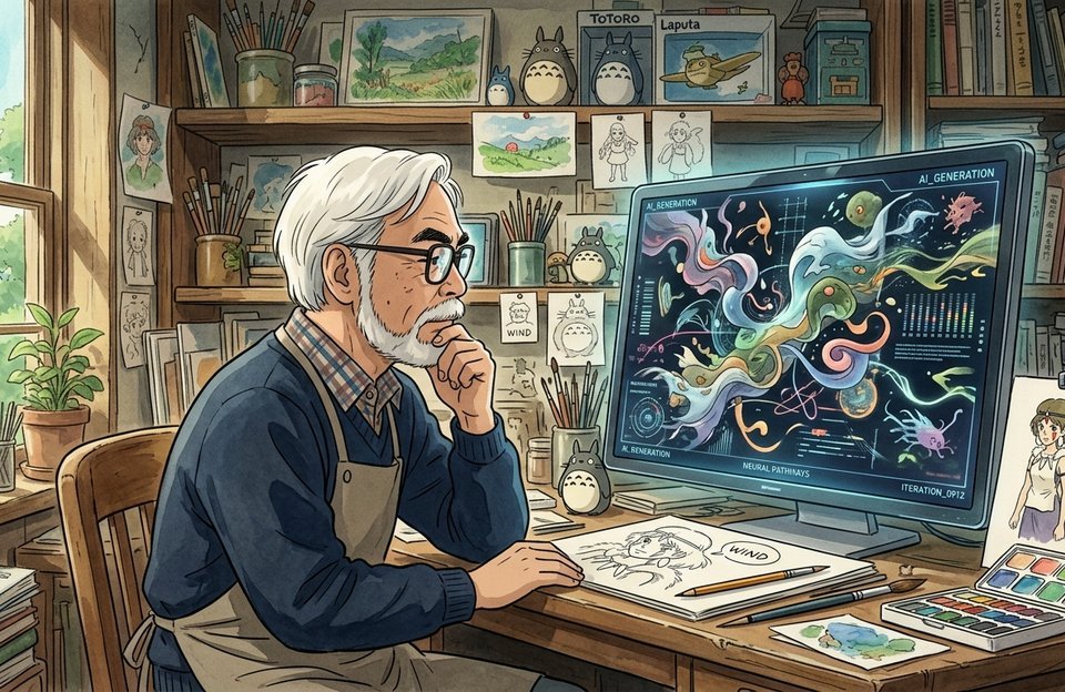 La Condena de Hayao Miyazaki a la IA en la Animación: Una Reflexión Diez Años Después