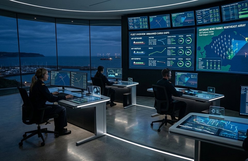 Cómo la tecnología y la operación remota transforman el trabajo en alta mar